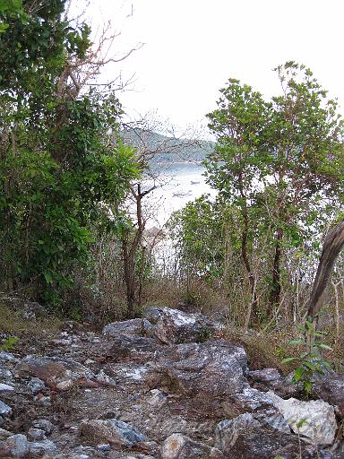 IMG_2484.JPG - prendre ce sentier pour monter au pylône et profiter de la vue de part et d'autre de l'île