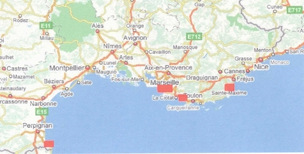 carte de mediterranee