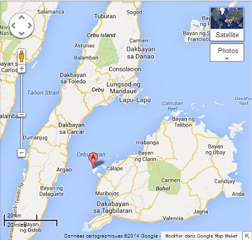 carte des Visayas