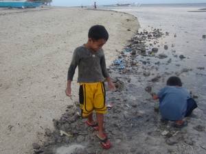 enfants sur la plage